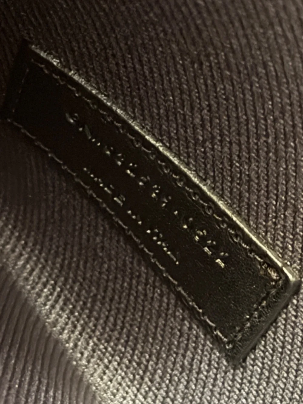 Saint Laurent YSL Rive Gauche Gray Canvas Logo Black Leather Tote Bag - Picture 4 of 16